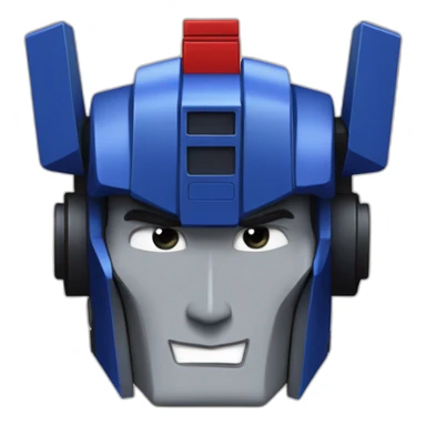 Optimus prime as rick astley sticker