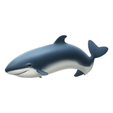 baleine a tâche blanche sticker