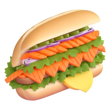 banh mi sandwich sticker
