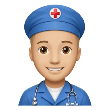 a male nurse  sticker