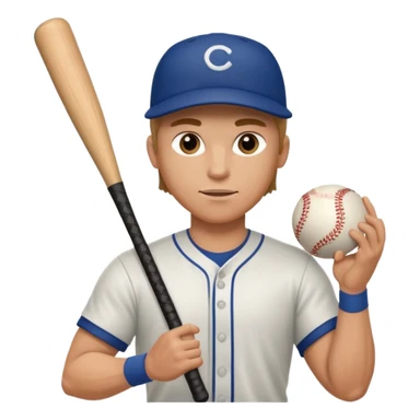 baseball player sticker