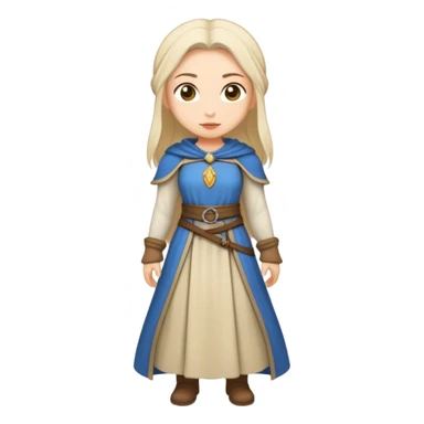 medieval outfit worn by a DnD themed fantasy female character. basic low level clothes. clothes only above the waist. The clothes are only above the waist. The character's haven't arms. sticker