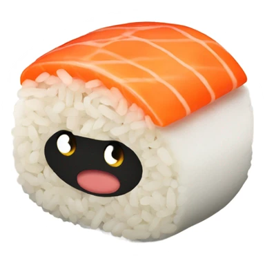 Fat piece of sushi sticker