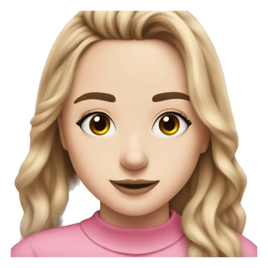 Sabrina Carpenter in pink top sticker