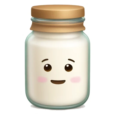 Lotion in jar sticker