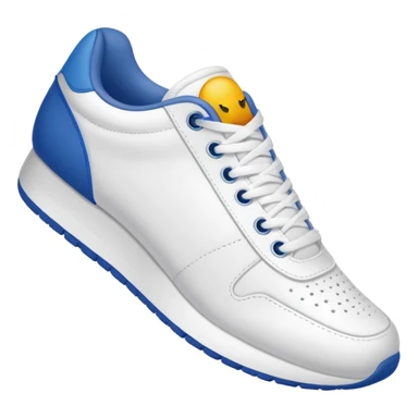 an ios genmoji for a pair of white sneakers  sticker