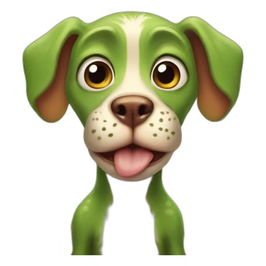 dog frog monkey sticker