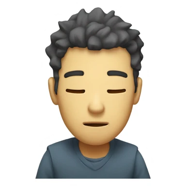 persona durmiendo  sticker