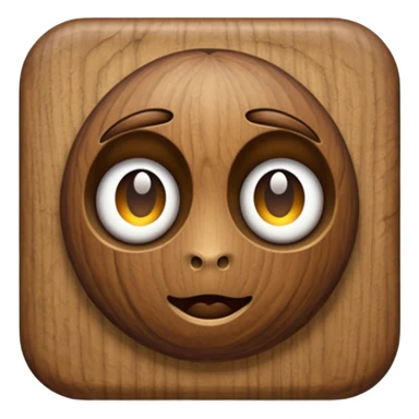  Walnut realistic  sticker