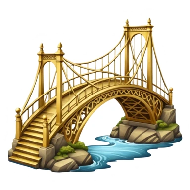 golden bridge sticker