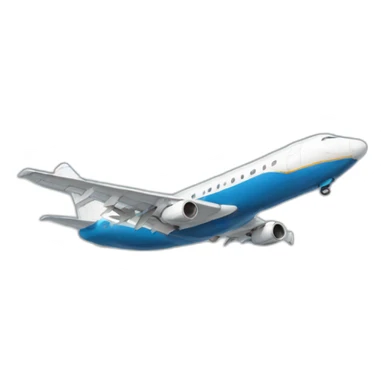 Avión sorprendido sticker