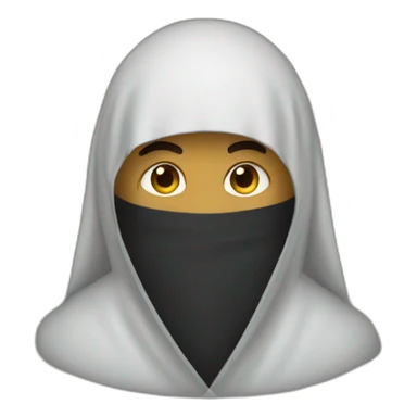 Niqab man  sticker