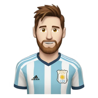 messi argentina shirt sticker