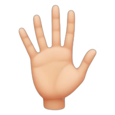 heart of fingers two hands sticker