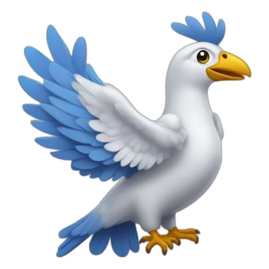 Colombe sur dromadaire sticker