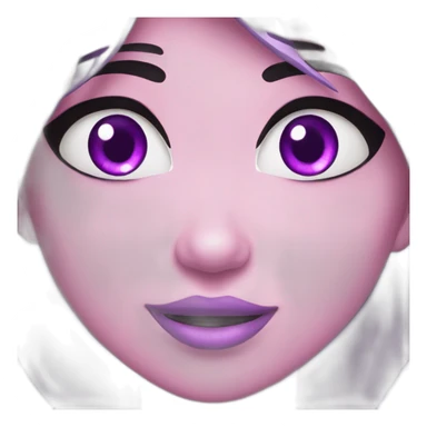 Rosa diamant violet herz sticker