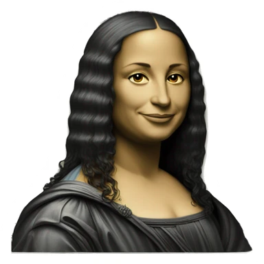 us dollar bill with mona lisa  sticker