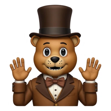 no, sino que es el personaje de FNAF sticker