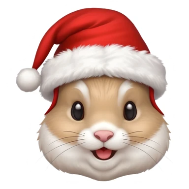 a christmas rabbit sticker