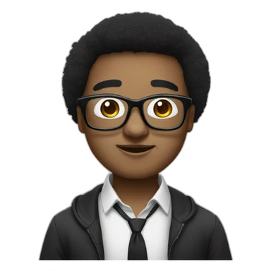 Panda big ass glasses sticker