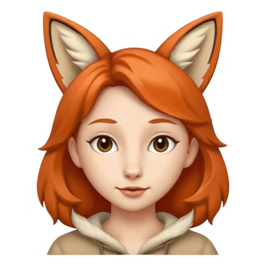 fox-eared person sticker
