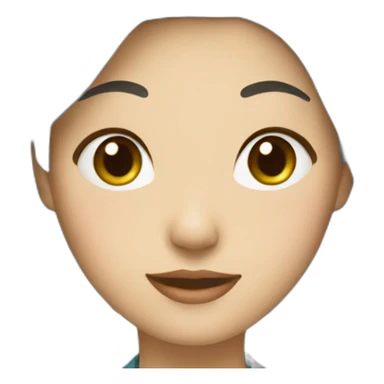 Japonais woman sticker