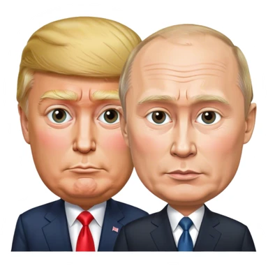 trump with putin sticker