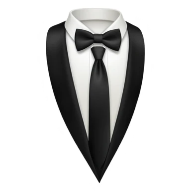 black tie (just tie, not ribbon) sticker