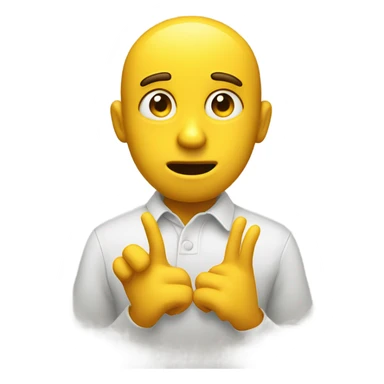 “ummm” yellow emoji sticker