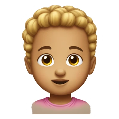 a baby pini heart sticker