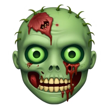 Oi eu quero um emoji de zumbi sticker
