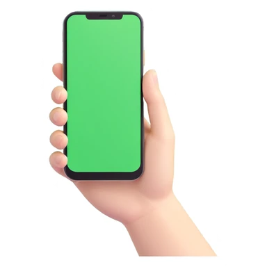 Smartphone in hand, color 4D0013 sticker