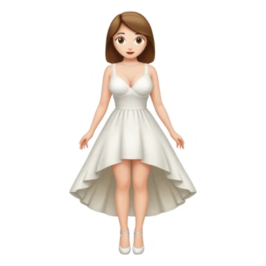 naked woman, posing, legs spread, big breasts sticker