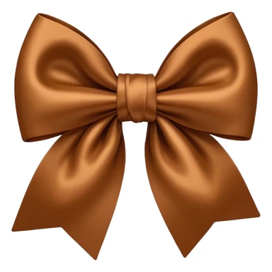 brown bow sticker