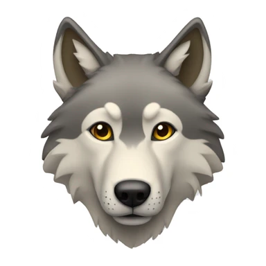 Loup énervé  sticker