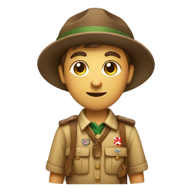 polish scout with a chestnut sticker