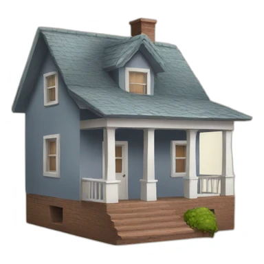 house with foundation sticker