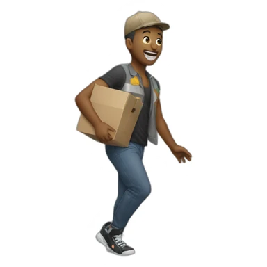 Garbage dancer sticker