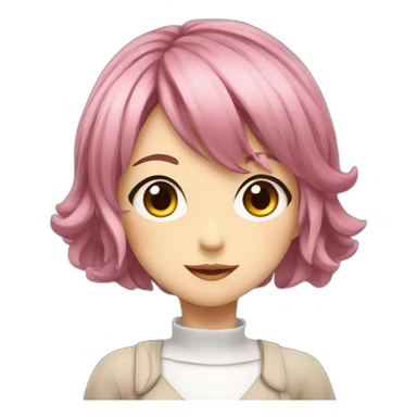 Anime fille jolie sticker