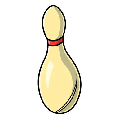 bowling pin sticker