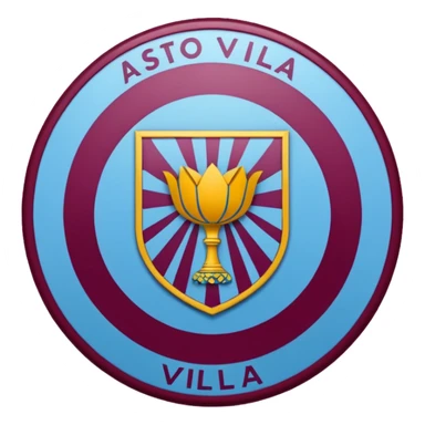 Aston Villa badge  sticker