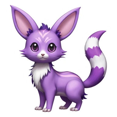 Shiny Furret-Espeon-Noibat-Hybrid (Full body) sticker