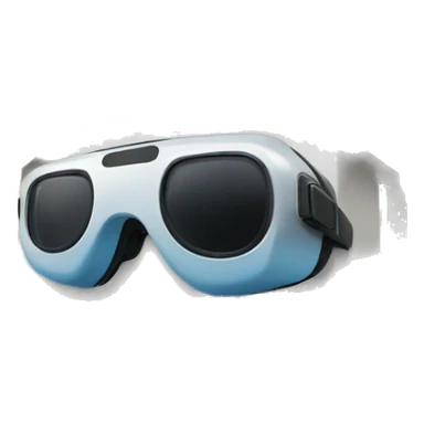 an building wearing a VR glasses sticker