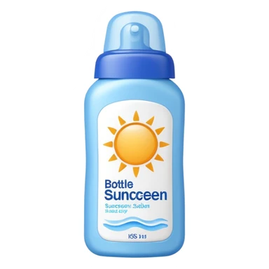 Sunscreen sticker