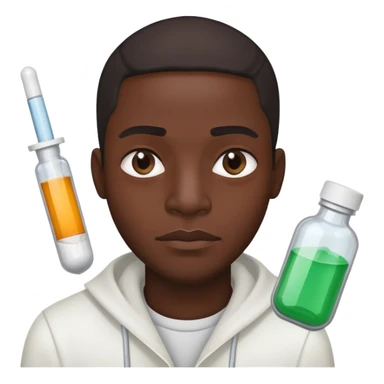 black men with drugs sticker