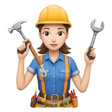 Street Sign Maker woman sticker