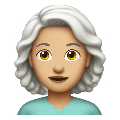 White mother sticker