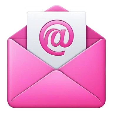 pink email automation sticker