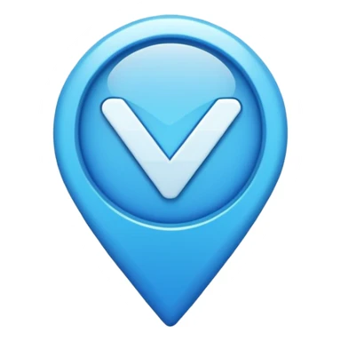 Centang biru sticker