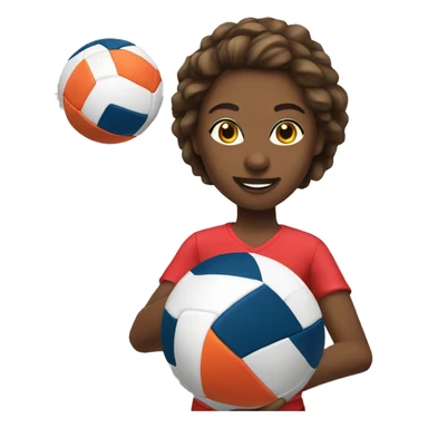 handball joueuse sticker